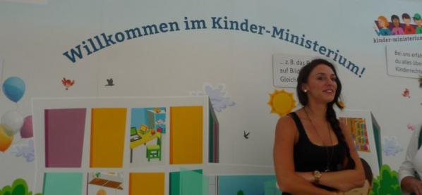 Der Stand vom Kinderministerium